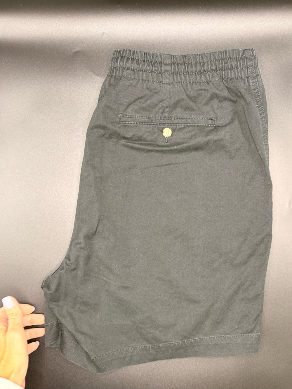 Men’s Polo Ralph Lauren Black Elastic Waist Polo Shorts with Zip Fly SZ XL - Picture 3 of 9